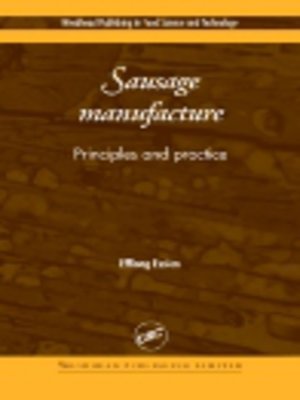 cover image of Sausage Manufacture